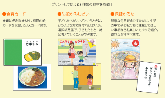 『先生のための生活学習教材セット』の中身見本