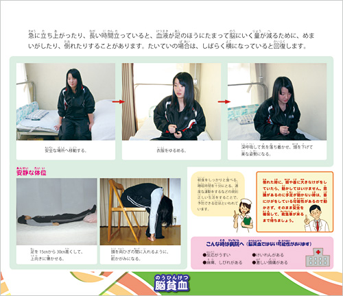 ヘルスチャート『応急処置の基礎知識2』中身画像